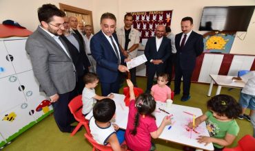 Sürmegöz, SAYIN VALİMİZ ORHAN TOPRAK KREŞİMİZİ ZİYARET ETTİLER.