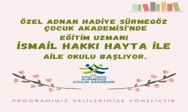 Sürmegöz, AHS'DE AİLE OKULU 🌸