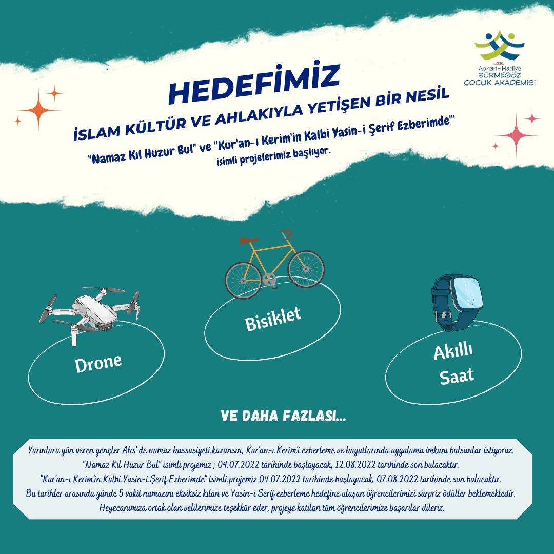 Srl Asansör, Kabin Modelleri, Konya Asansör Firması, YAZ OKULU KAPSAMINDA ''NAMAZ KIL HUZUR BUL'' VE ''KUR'AN-I KERİM'İN KALBİ YASİN-İ ŞERİF EZBERİMDE'' İSİMLİ PROJELERİMİZ BAŞLADI. 😊